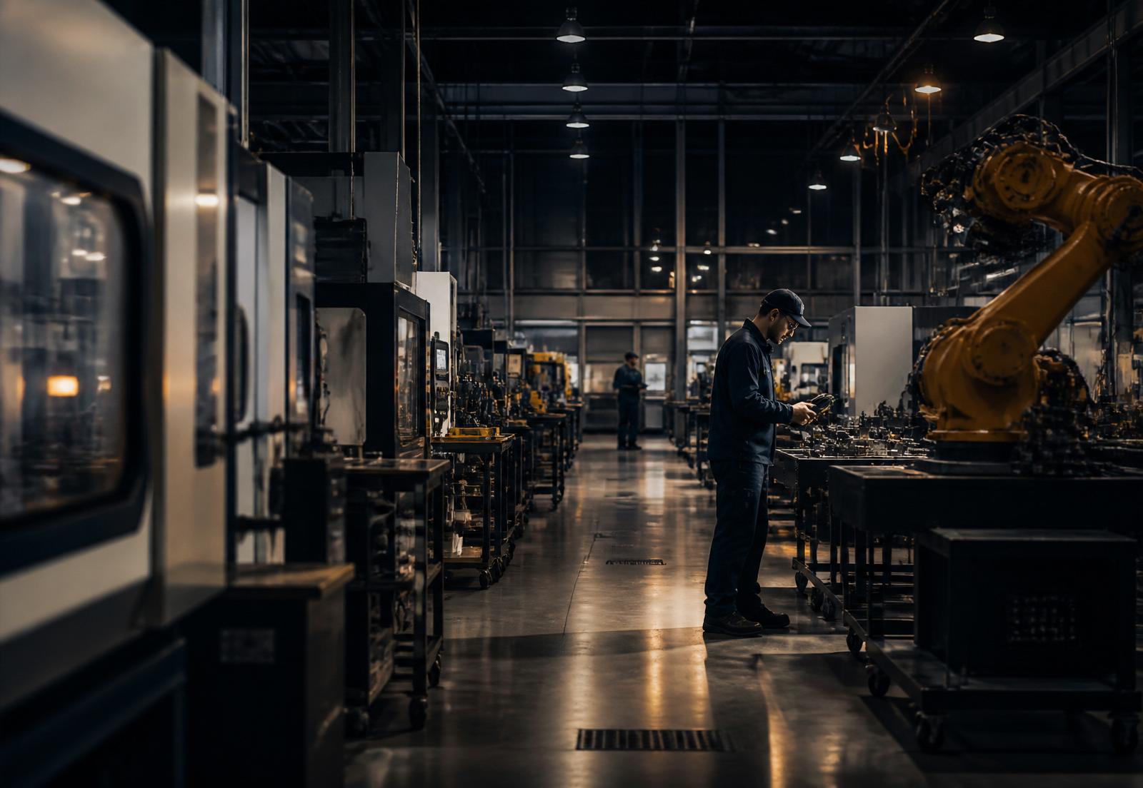 Advanced manufacturing hall inside an organised industrial zone